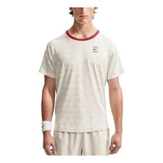 Nike Court Advantage Dri-FIT T-Shirt Light Bone Tough Red Black IM6084-072