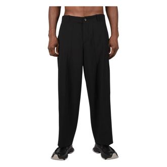 Nine In The Morning Wijde pantalon - Heren - Broeken - Zwart - Maat: XL Zijde