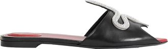 Valentino Garavani Coeur Vip&egrave;re Leather Slides