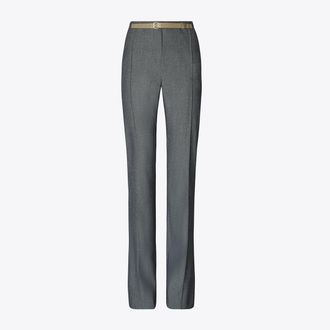 Tory Burch Womens High-Waisted Wool Pants, size 12