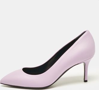 Giuseppe Zanotti Light Purple Leather Pointed Toe Pumps