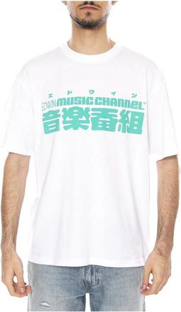 Edwin T-Shirts - Heren - T-shirts - Wit - XL - Katoen - Tops