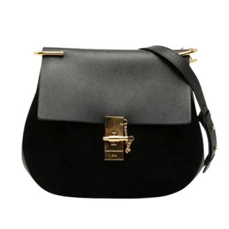 Chlo&eacute; Pre-owned Cross Body Bags, female, Black, Size: ONE SIZE Pre-owned The Drew Shoulder Bag
