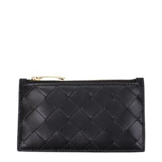 Bottega Veneta Herrens Dokumentenhalter aus Leder, Schwarz