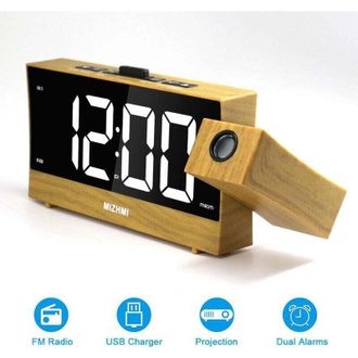 OEM Radio Despertador Con Proyector De Techo, Radio Despertador Con Proyector De Techo Y Doble Alarma, Radio Despertador Con Pantalla Grande, Funci&oacute;n De R