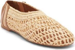 Steve Madden Meela Flat in Natural Raffia at Nordstrom Rack, Size 8.5