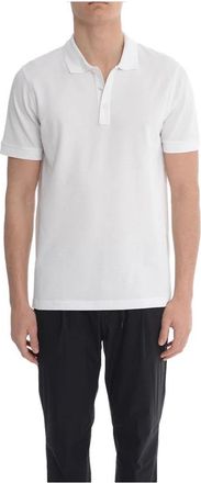Fay Stretch Piquet Polo - Heren - Polos - Wit - XL - Katoen - Tops