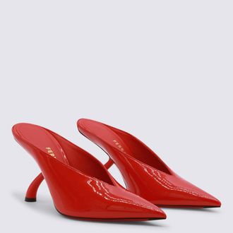 Ferragamo Womens With Heel Red _le High Shoes