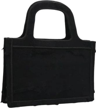 Dior Pre-owned Vintage Canvas Tote Bag - Dames - Vintage Shopper - Zwart - ONE Size - Vintage