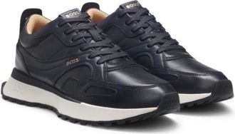 BOSS Trainers in burnished leather