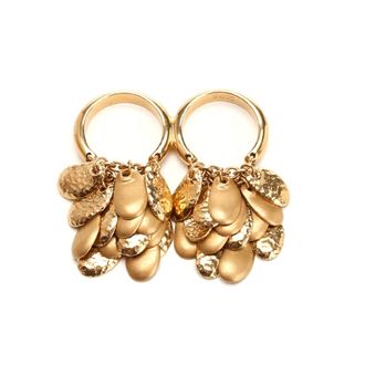 Chlo&eacute; Petals Double Ring - female - Chlo&eacute; - Rings - Yellow - 3XL - Accessories