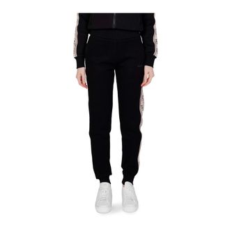 Guess Dames, Broeken, Zwart, Maat: L Katoen