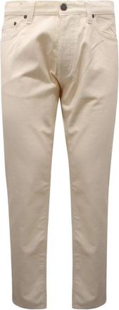 Neil Barrett Fluwelen Broek Made in Italy - Heren - Slim Fit Broeken - Wit - W34 - Broeken