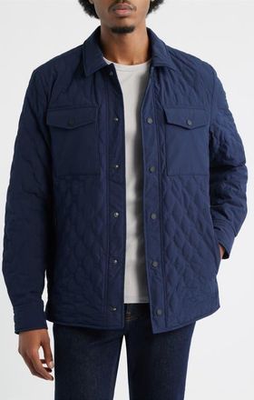 Save The Duck Anton Water Resistant Quilted Jacket in Navy Blue at Nordstrom, Size Xx-Large