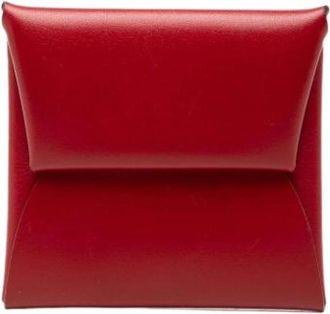 Herm&egrave;s Pre-owned Coin Purse - Dames - Vintage Accessoires - Rood - ONE Size - Leer - Vintage