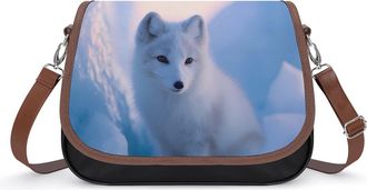 Generic Arctic1 Fox Fashion Womens Crossbody Bags Novelty Handbag Shoulder Bag Purse