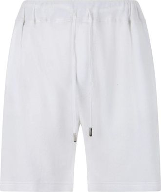 Fedeli Lichtgewicht witte shorts voor atleten - Heren - Korte Broeken - Wit - M - Katoen - Korte Broeken