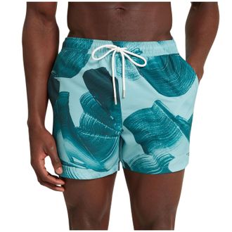Ted Baker Heren Bedrukte Zwemshorts (Turquoise)