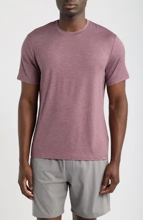 Zella Dynamic T-Shirt in Purple Flint Heather at Nordstrom, Size Xx-Large