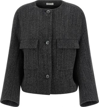 P.A.R.O.S.H. P.a.r.o.s.h., Jassen, Dames, Grijs, S, Wol, Lowolf Jacket