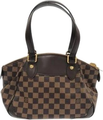 Louis Vuitton Pre-owned Handbags, female, Brown, Size: ONE SIZE Pre-owned Damier Handbag