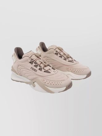 Fendi leather low-top sneakers