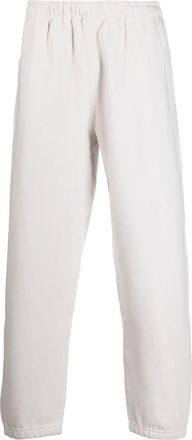 Nike elasticated-waistband cotton track pants - men - Polyester/Cotton/Cotton - M - White