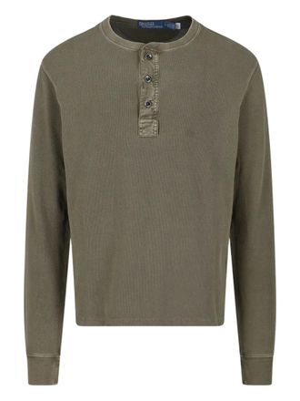 Polo Ralph Lauren Polo Henley con bottoni - Verde