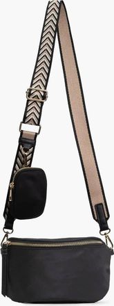Like Dreams Womens Sasha Fanny Crossbody Bag In Black