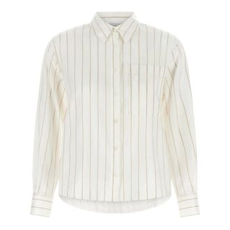 PESERICO Dames, Blouses & Shirts, Beige, Maat: M Zijde