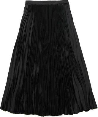 Jil Sander Midi Rok - Dames - Midirokken - Zwart - L - Nylon - Rokken