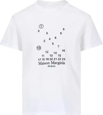 Maison Margiela Numeric Logo T-Shirt - White