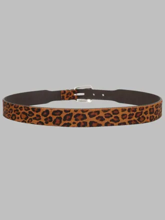 Amish Western Leather Belt - Brown