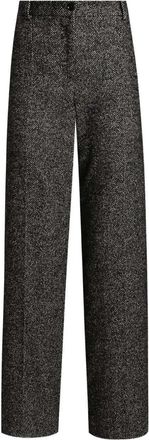 Dolce & Gabbana Pantaloni Con Motivo Pied-De-Poule-Donna