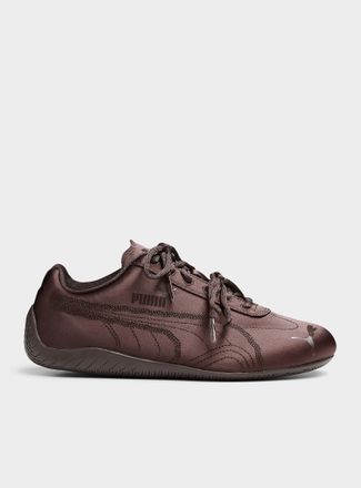 Puma Womens Speedcat Venus satiny brown sneakers Women