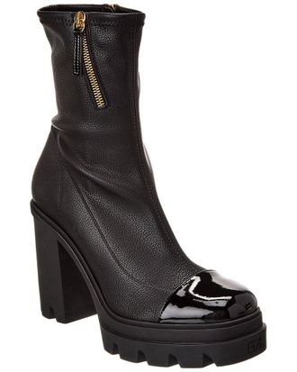 Giuseppe Zanotti Cubalibre 90 Leather Boot