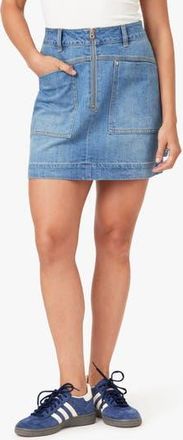 Habitual Utility Pocket Denim Miniskirt in Cove at Nordstrom Rack, Size X-Large