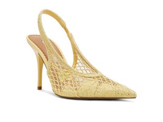 Steve Madden Andromeda Womens Shoes Yellow Crochet : 7.5 M, Textile