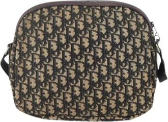 Dior Pre-owned Cross Body Bags, female, Multicolor, Size: ONE SIZE Pre-owned Trotter Canvas Shoulder Bag