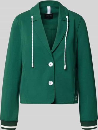 Marc Cain Regular Fit Blazer mit Eingrifftaschen in Gruen, Gr&ouml;&szlig;e 34