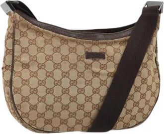 Gucci Pre-owned Vintage Schoudertas - Dames - Vintage Schoudertas - Beige - ONE Size - Vintage