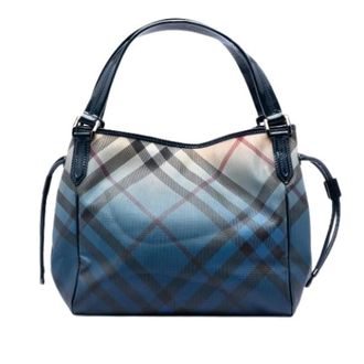 Burberry Pre-owned Bilmore Handbag - Dames - Vintage Handtas - Blauw - ONE Size - Leer - Vintage