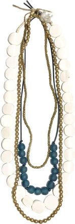 Twine & Twig Womens Layer Necklace Set In Indigo
