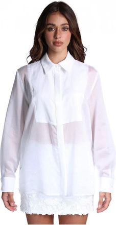 Jijil Mujer, Blusas y Camisas, Blanco, Talla: L