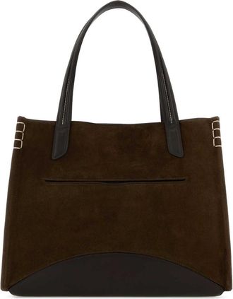 J.W.Anderson Brown suede Loafer shopping bag