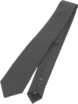 Fendi Pre-owned Accessories, male, Gray, Size: ONE SIZE Pre-owned Necktie