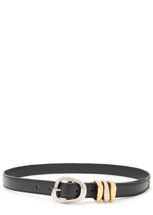 Amanu Studio The Tugela Leather Belt - Black - L