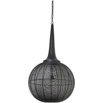 Light & Living L&aacute;mpara colgante - Adrienne - negro - metal - - Light&living