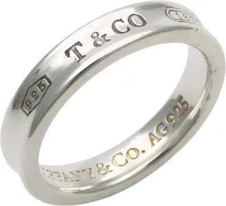 Tiffany & Co. Silver Silver 925 Band Ring (Pre-Owned)