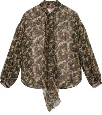 Max Mara Blouses - Dames - Blouses - Veelkleurig - M - Overhemden